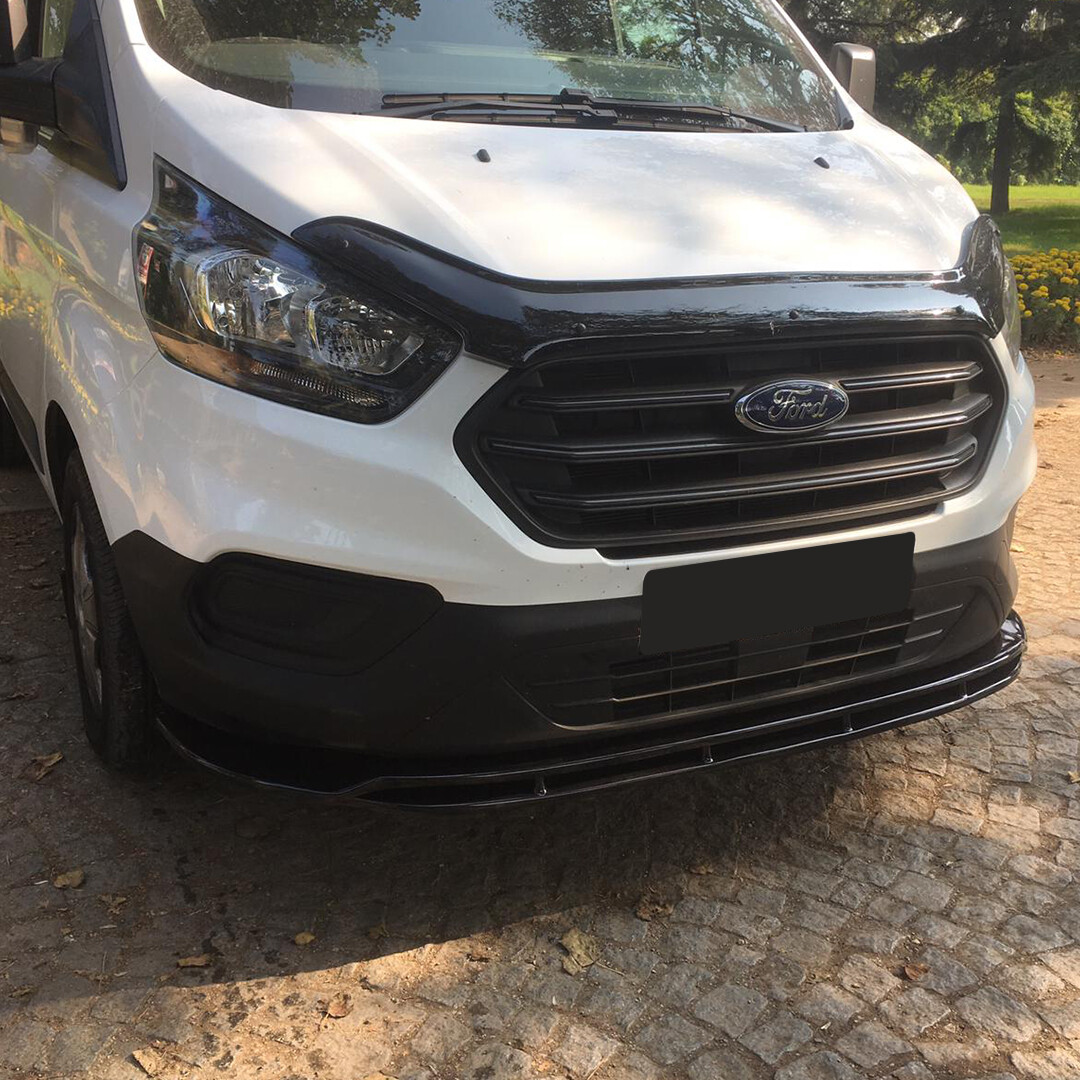 Spoiler avant Ford Transit Custom 2018+ en ABS noir