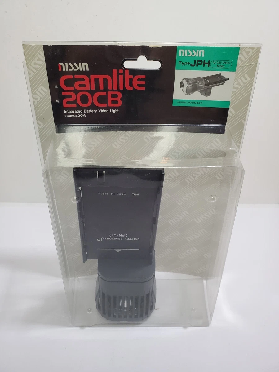 Integrated Battery Video Light Nissin Camlite 20CB JPH 6V 20W