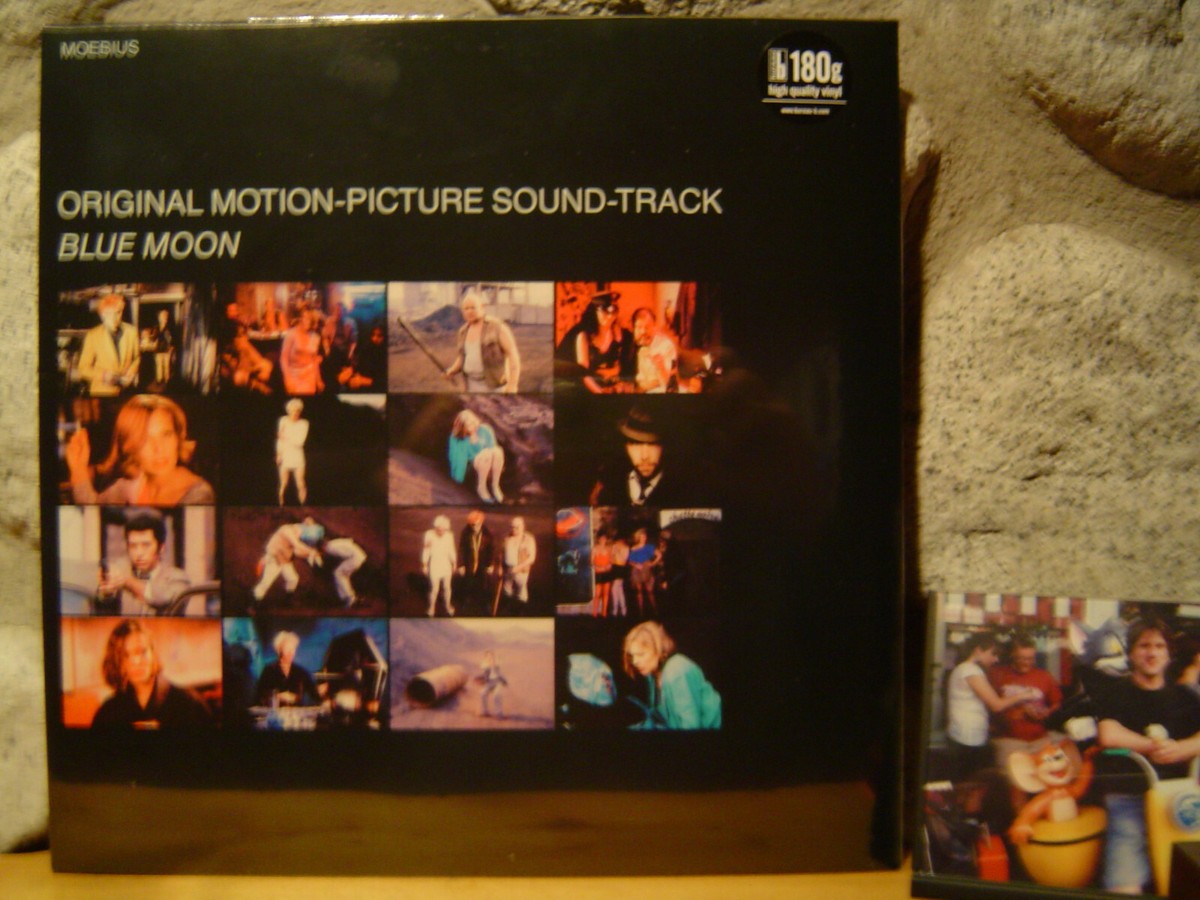 独LP Dieter Moebius Blue Moon - Original Motion-Picture Sound