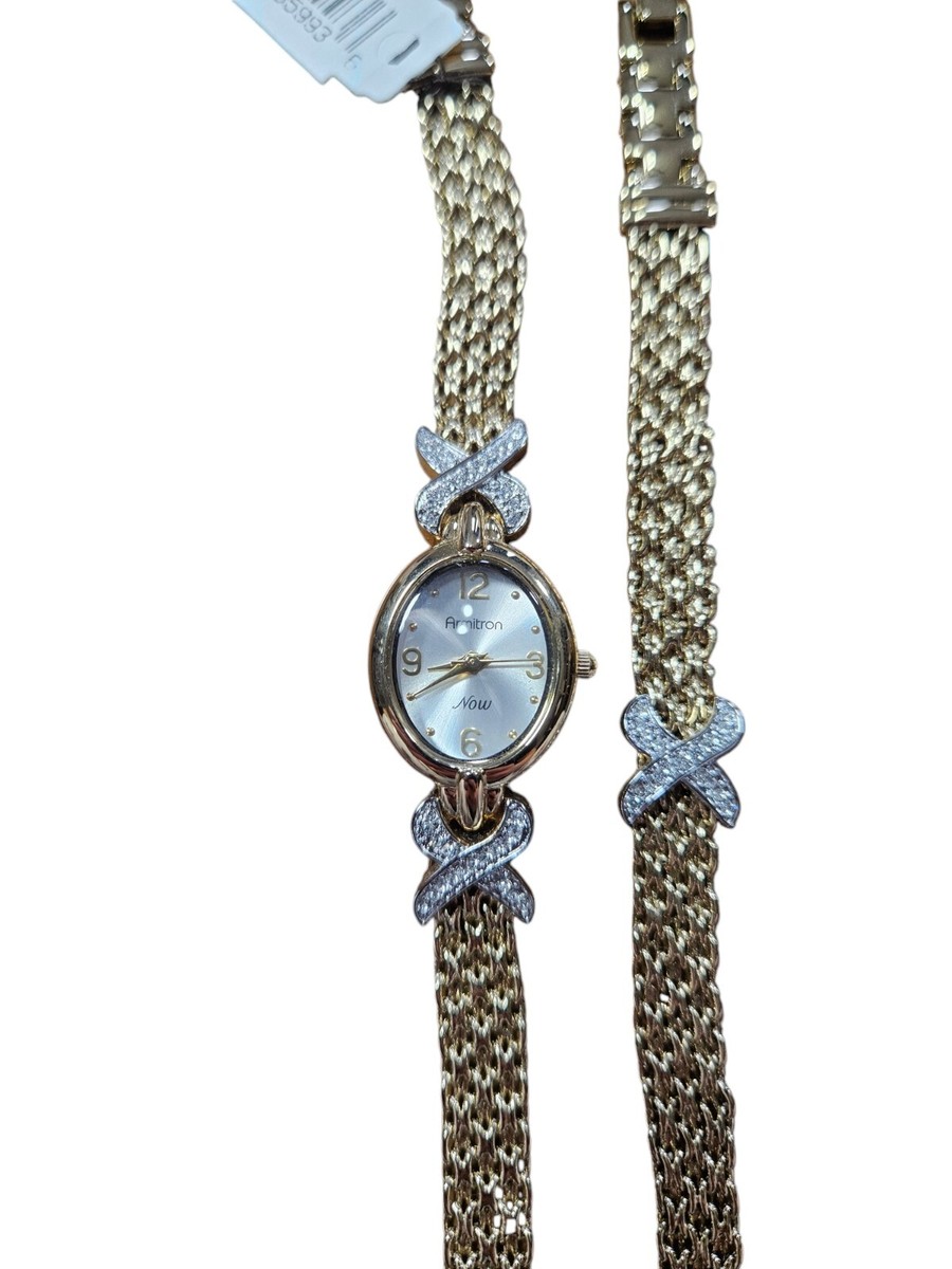 (NWT) Armitron diamond watch w box Armitron Men main image 4