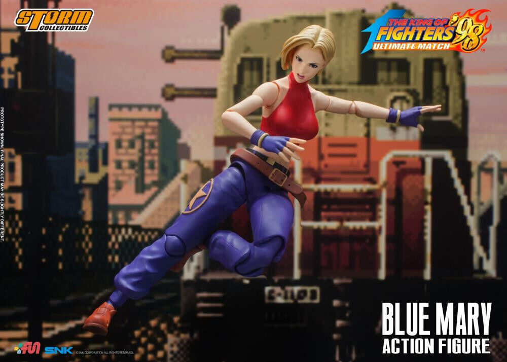 FEB229270 - STORM COLLECTIBLES KING OF FIGHTERS 98 BLUE MARY 1/12 AF (NE -  Previews World