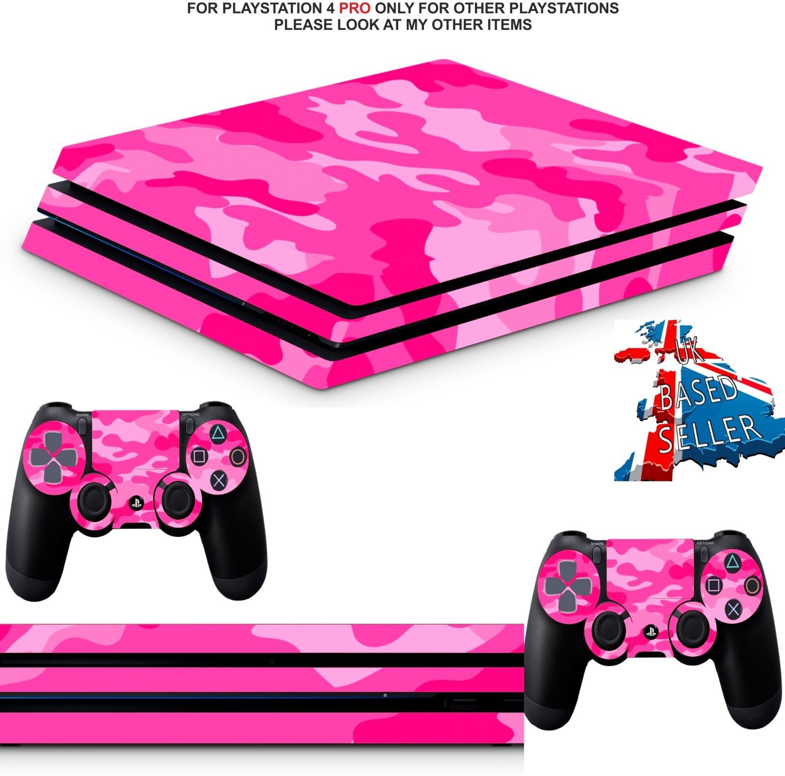 Skin PS4 PRO Adesiva Princesa Tema Rosa - AliExpress