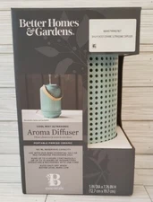 Better Homes and Gardens Cool Mist Utrasonic Aroma Diffuser Portable Ceramic NEW