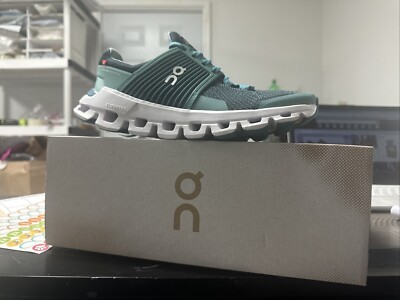 ON Women's Cloudswift Running Sneaker Shoes Teal/Storm, 6 Us
