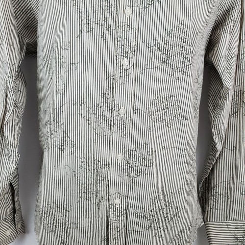 Michael Brandon Long Sleeve Button Front Mens Shirt Size M - Picture 5 of 7