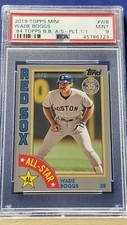 Wade Boggs - 2019 Topps On Demand 1984 Topps Mini Platinum Parallel  PSA 9  #1/1