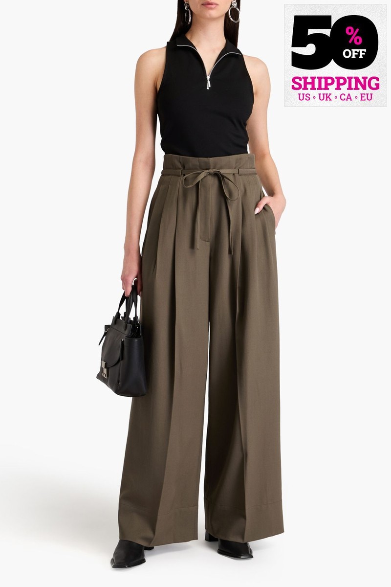 RRP €680 3.1 PHILLIP LIM Wool Wide Leg Trousers US8 UK12 RRP €680 3.1 PHILLIP LIM Wool Wide Leg Trousers US8 UK12