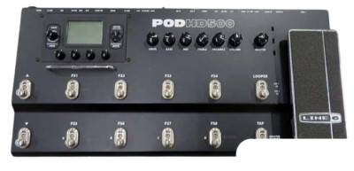 Line 6 POD HD500 Guitar Multi-Effects Processor Black Good