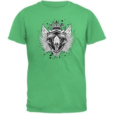 Ram Skull Irish Green Youth T-Shirt
