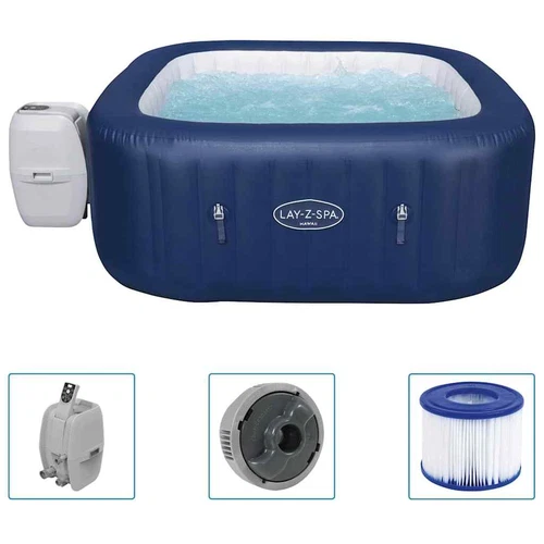  Lay-Z-Spa Whirlpool Aufblasbar Outdoor Pool Wellness Massage Heizung Bestway