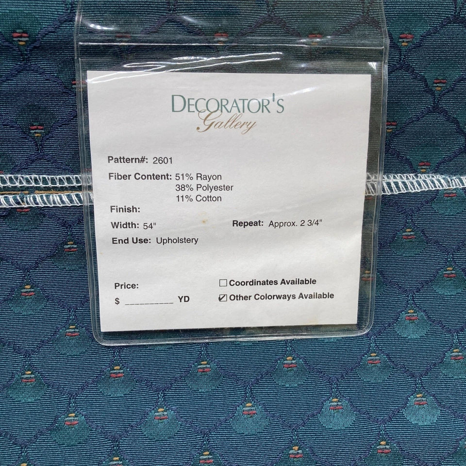 Amostra de tecido para estofados Decorators Gallery 26" painel quadrado concha de mistura poli - Imagem 4 de 4