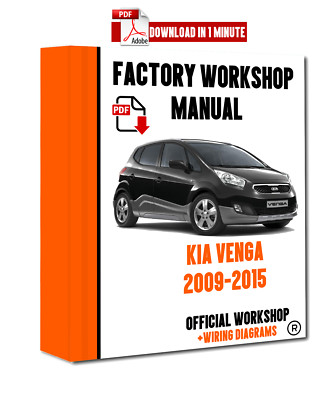 Offizielles Werkstatthandbuch Service Reparaturanleitung Kia Venga 2009 - 2015