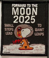 NASA FORWARD TO THE MOON 2025 - SPACEX ASTRONAUT CAMPAIGN - 3.5”