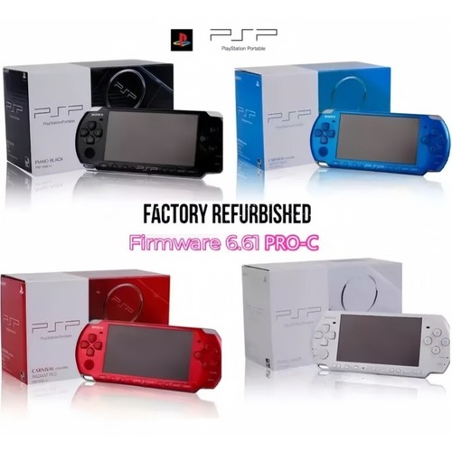 SONY PSP-3000 Console, Genuine Battery Charger 6.61 PRO Region Free 32GB + Games - Picture 2 of 30