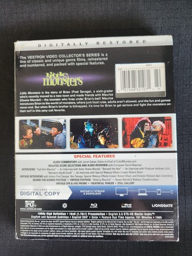 Little Monsters (Vestron Video Collector Series) #19 (Blu-ray + OOP SLIP, Savage - Bild 2 von 2