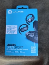 Jlab Jbuds Open Sport Air Conduction Wireless Earbuds New