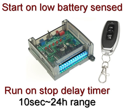 Controlador generador. Arranque con batería baja detectada y funciona con temporizador de retardo de parada. - Imagen 5 de 5