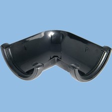 Floplast 112mm Cast Iron Effect 90deg. Gutter Angle RA1. Old Stock Clearance.