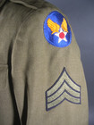 WWII U.S. Army Enlisted OD Service Coat w/Insignia — photo 2