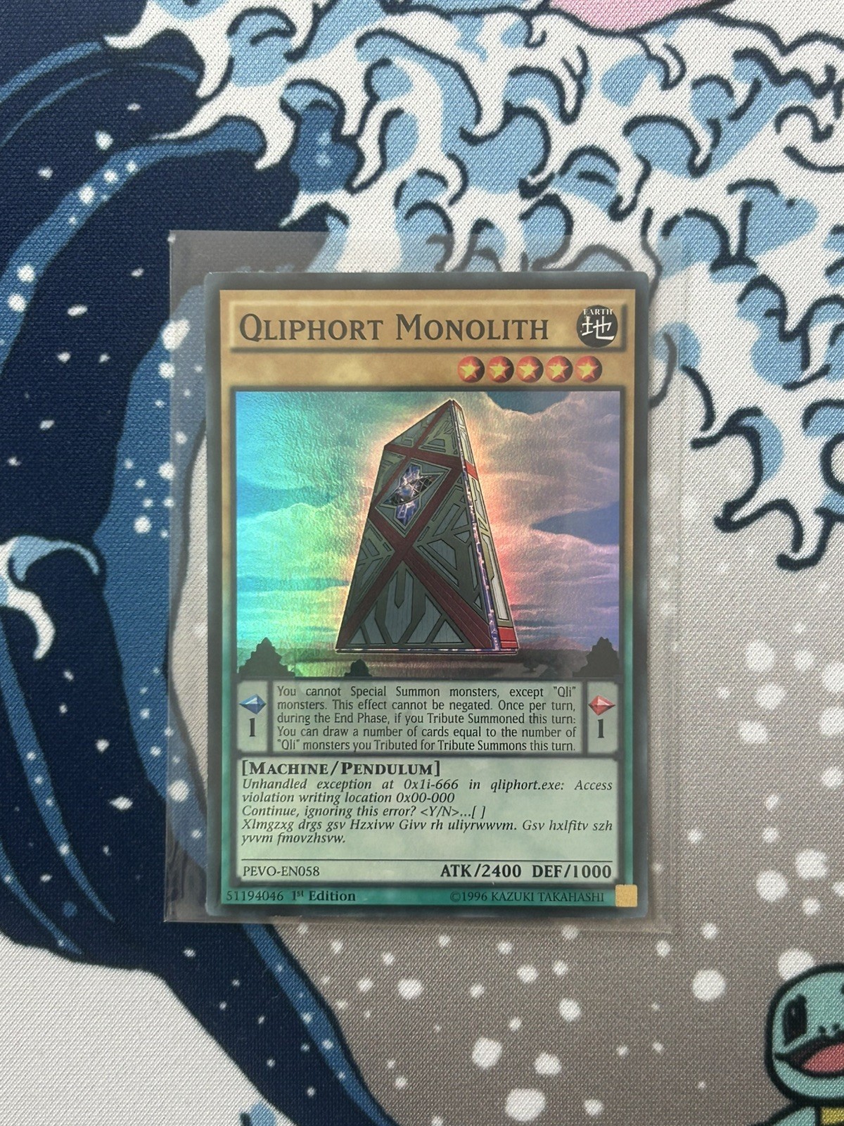 Qliphort Monolith PEVO-EN058 Yu-Gi-Oh Pendulum Evolution