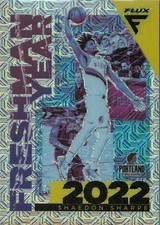 2022-23 Panini Flux Basketball Freshman Year Silver Mojo #5 Shaedon Sharpe