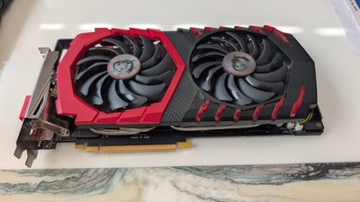 MSI NVIDIA GeForce GTX 1080 8GB Gaming X8G GPU Overclocked Edition Graphics Card