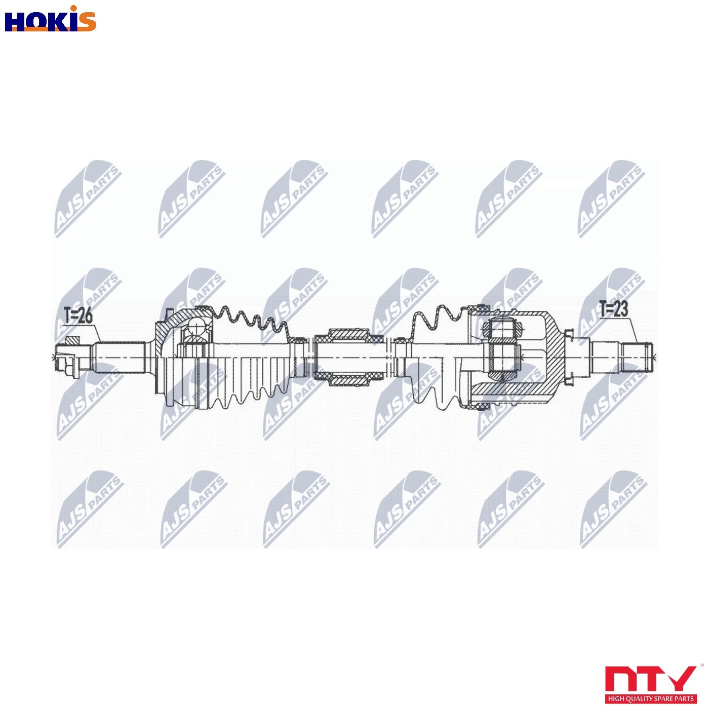 DRIVE SHAFT NPW-TY-159 FOR TOYOTA 1NR-FE 1.3L 4ZZ-FE 1.4L 1ZR-FAE/FE 1.6L 4cyl - Image 8