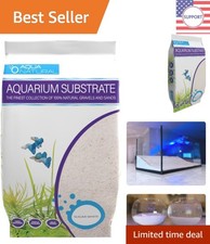 Eco-Friendly 10lb Sugar White Sand Aquarium Substrate - Perfect for Aquascaping