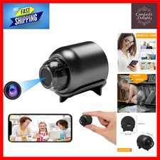 160° Wide-Angle 1080P Mini Security Camera with Infrared Night Vision - Wireless
