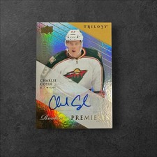 2013-14 Trilogy Hockey CHARLIE COYLE /399 Signature Rookie Premieres Level 2