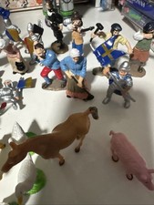 Safari LTD Medieval Knights Figures Lot Of 37 Animals All Included Read Des.