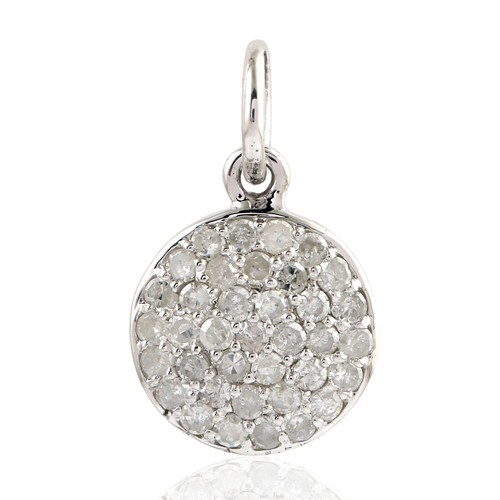 Collana donna in oro bianco e diamanti colore F/G purezza Vs