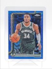 GIANNIS ANTETOKOUNMPO 2025-26 TOPPS CHROME BLUE WAVE REFRACTOR /150 Q7018