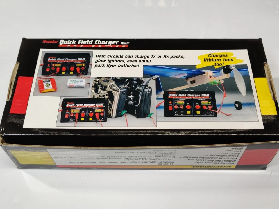 NEW Hobbico Quick Field Charger MkII Pro Series For NICd NiMH LiPo HCAP0290 - Image 3 of 4