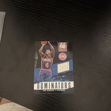Panini Elite Dominators Joe Dumars Memorabilia Detroit Pistons 2013-14 NBA Card