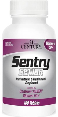 21st Century Sentry Senior Women 50 Plus Tablets, 100 Count (27542)