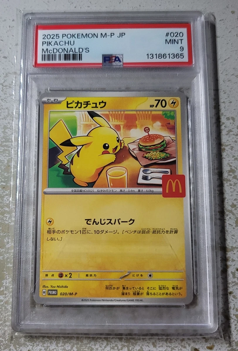 Collectible Individual Grade 9 Pikachu Pokémon TCG Card Games in