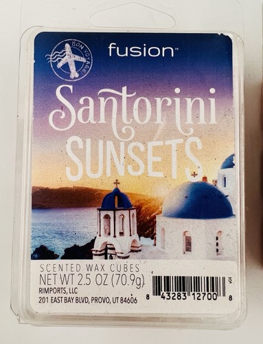 Fusion Wax Melts "Santorini Sunsets” Highly Scented 2 Packs of 2.5 oz Each - Picture 2 of 5