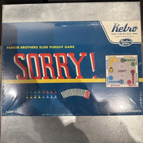 Sorry Retro Series COMPLETE Hasbro 2014 Classic 1958 Edition Vintage SEALED