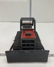 Vintage Die Cast Metal Red Tractor