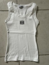 Loewe - Luxus Damen Tanktop - Größe M Trendteil weiß, taillierter Schnitt