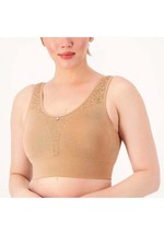 Breezies Active Comfort Seamless Wirefree Contour Bra Warm Sand