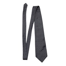 Brooks Brothers Foulard Tie Gray Floral Diamond Pattern Classic Silk Necktie