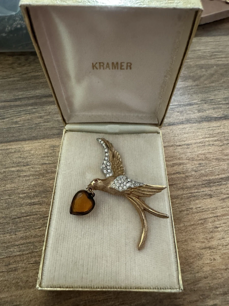 kramer Fashion Signed Vintage & Antique Brooches & Pins for sale