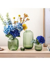 Villeroy & Boch Fleur Glas Vase, H28cm, Vert