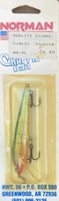 BILL NORMAN Deep Crappie Minnow PEARCH 2" Sparkles NOS Gel-Coat B5-153