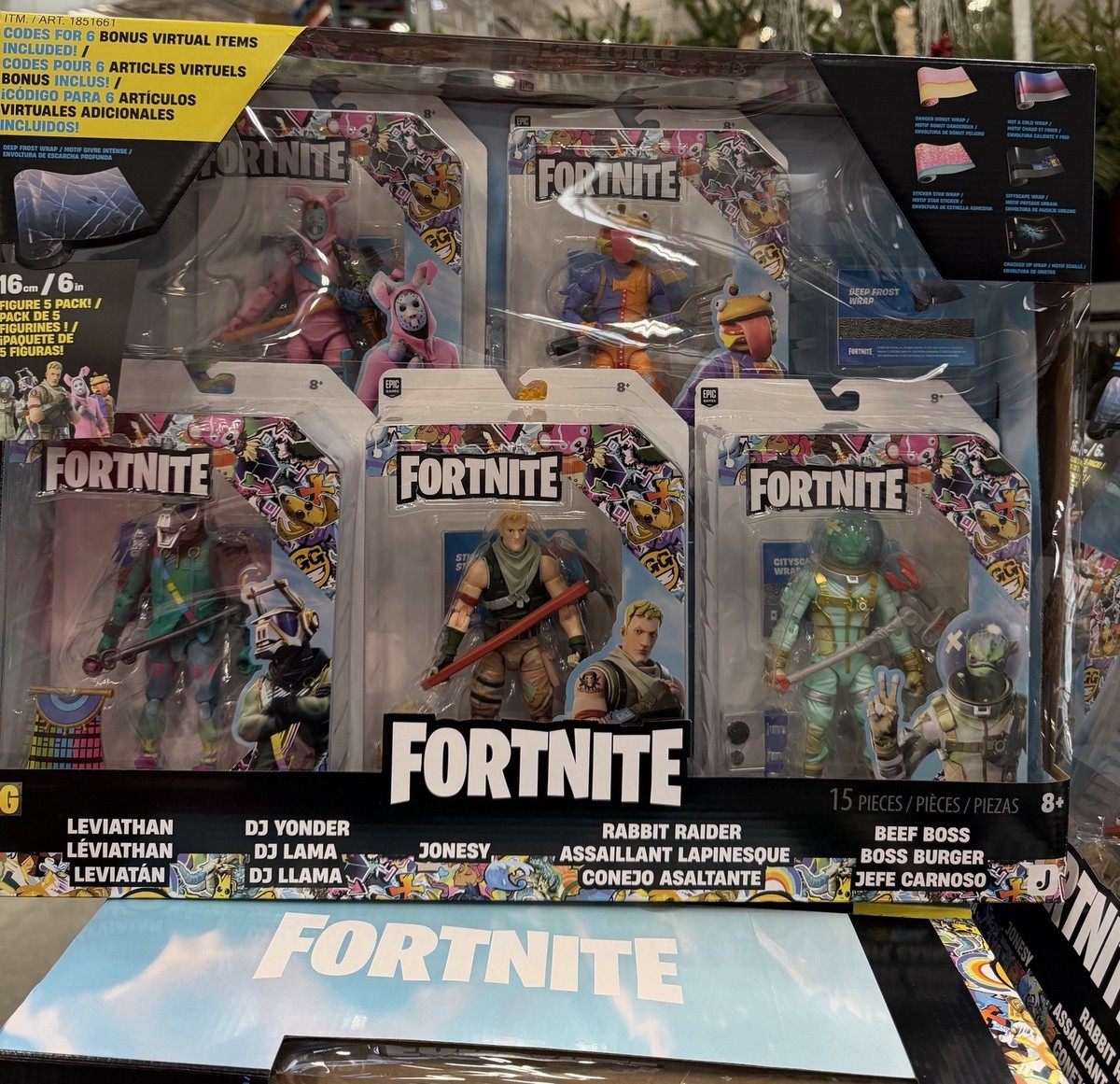 🆕 Fortnite Party Pack 5 Figures Bonus Virtual Items Included 🆕 Fortnite Party Pack 5 Figures Bonus Virtual Items Included