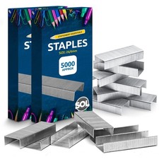 Image of 10000 Office Staples 26/6 | Standard Fit 26/6mm Staples for Desktop Staplers