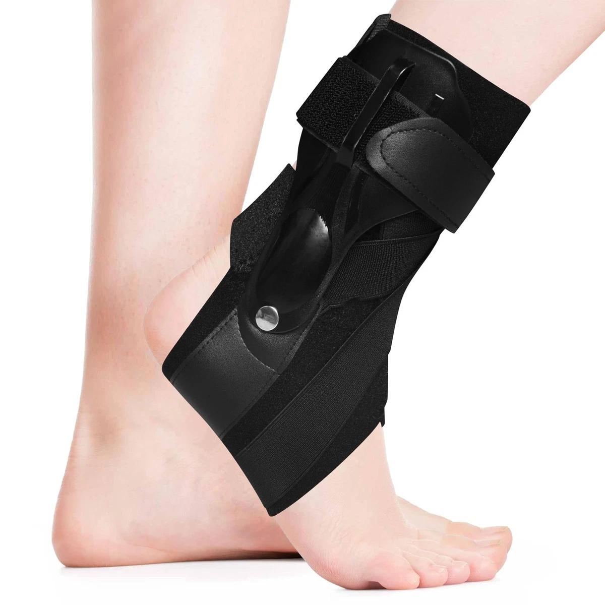Tutore per caviglia con stabilizzatori laterali
