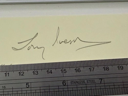 Tony Iveson pencil signed Battle of Britain RAF WW2